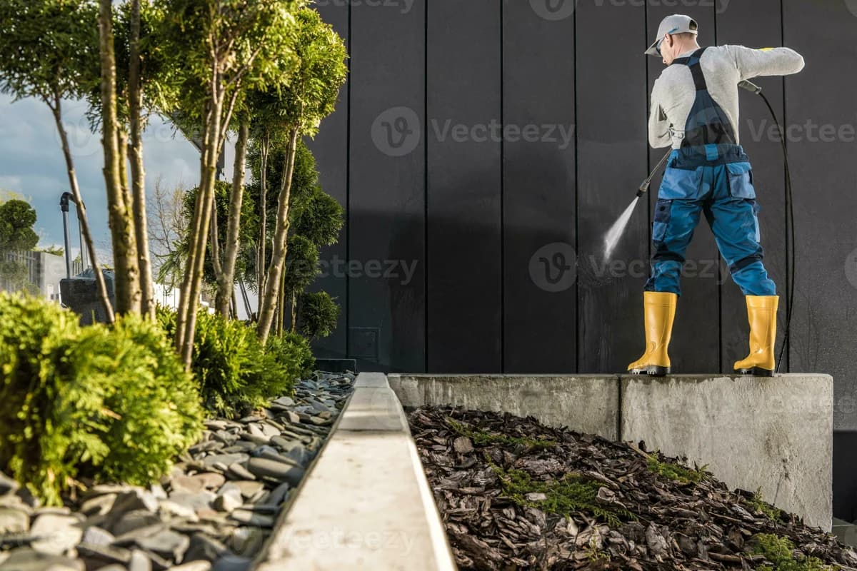 Professional pressure washing for home exteriors and driveways